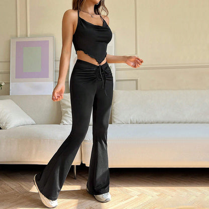 Damen Sport Set Hautfreundliches und Figurbetonter Hosenanzug