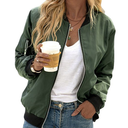 Damen Bomberjacke Norvielle mit Seitentaschen