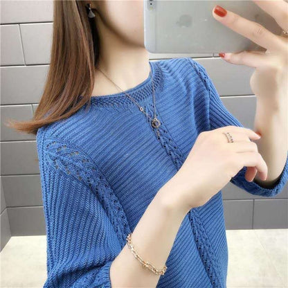 Damen Strickpullover Lässig Filigran Norvielle