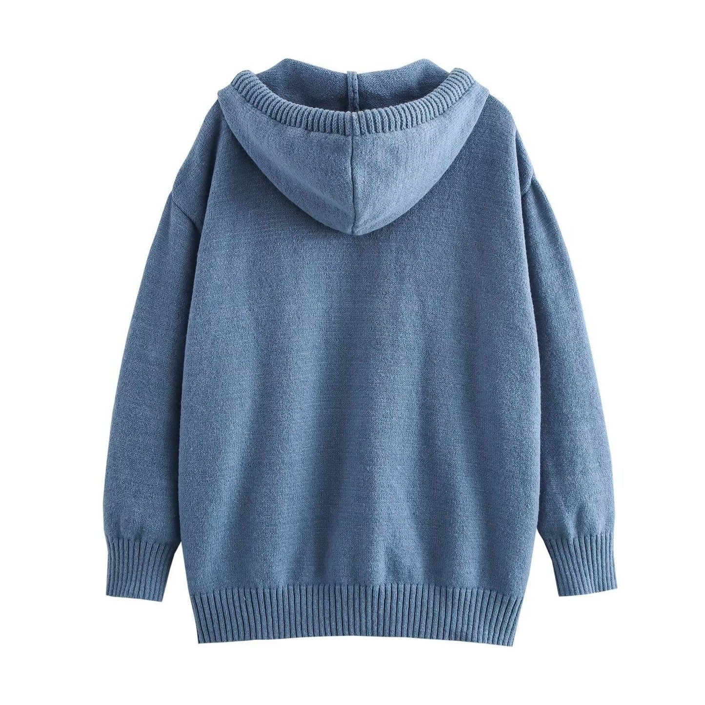 Damen Hoodie Kuschelig Animalmuster Norvielle