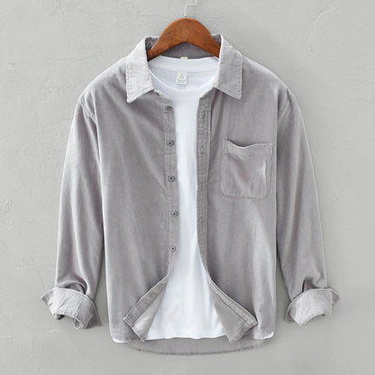 Herren Cordhemd Langarm - Norvielle