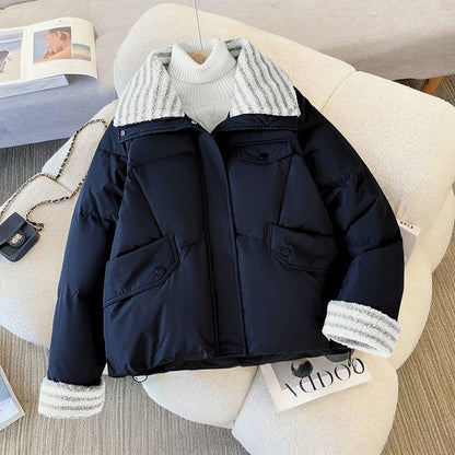 Damen Kurzjacke Norvielle Mit Kragen