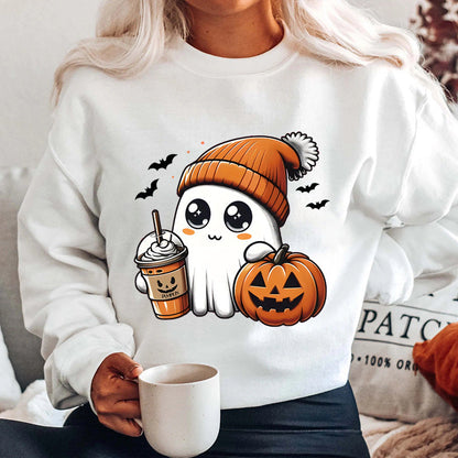 Damen Sweatshirt Halloween-Grafikdesign Norvielle