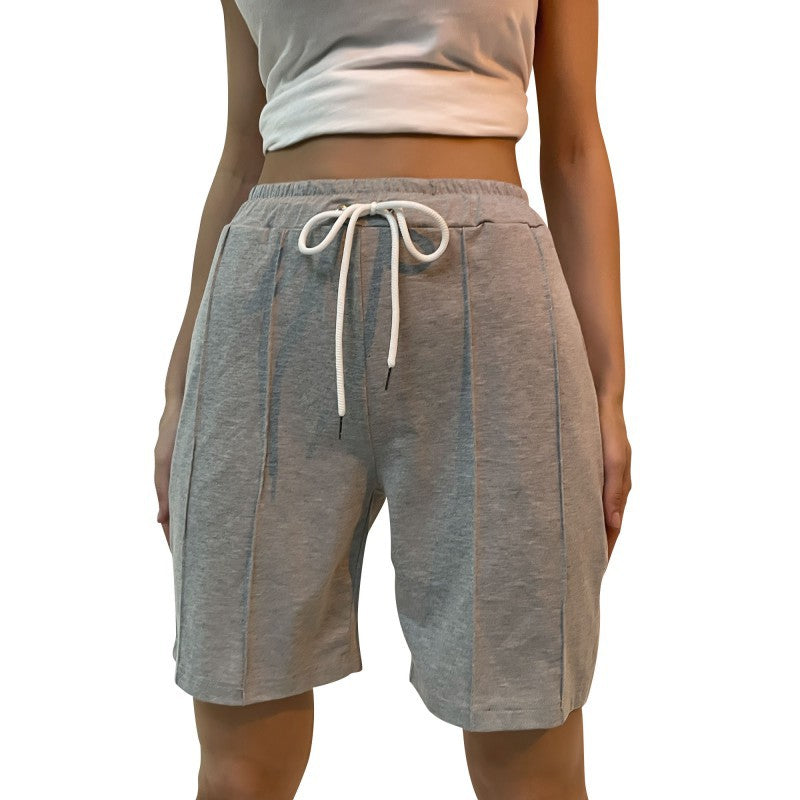 Damen Sport Shorts Atmungsaktives Material Verstellbar