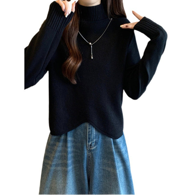 Damen Rollkragenpullover Lässiger Schnitt Norvielle
