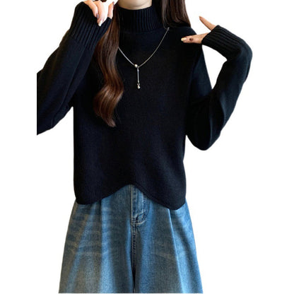 Damen Rollkragenpullover Lässiger Schnitt Norvielle
