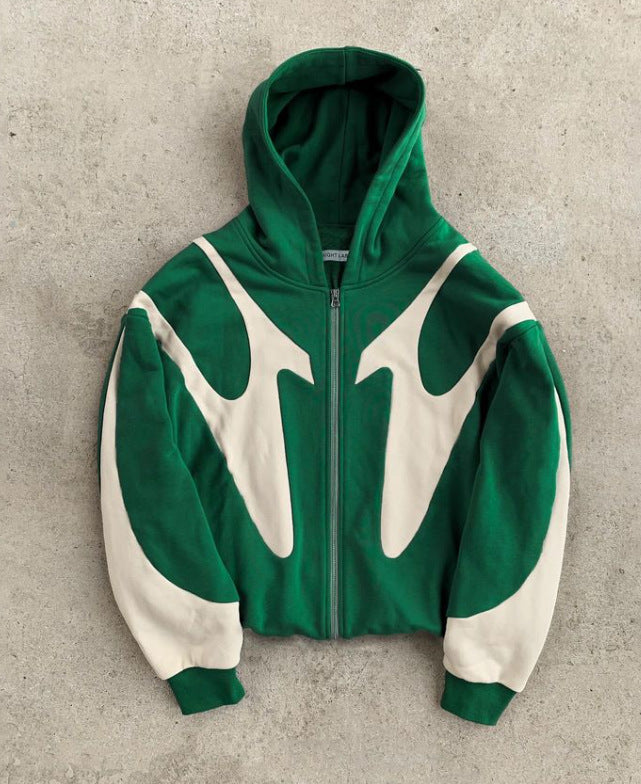 Damen Kapuzenpullover Lässig Kontrastfarben Modern Norvielle