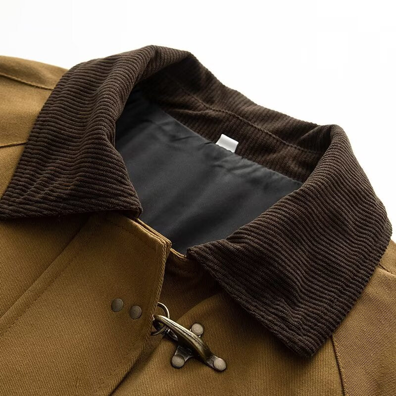 Damen Übergangsjacke Norvielle mit Knopfverschluss und großen Taschen