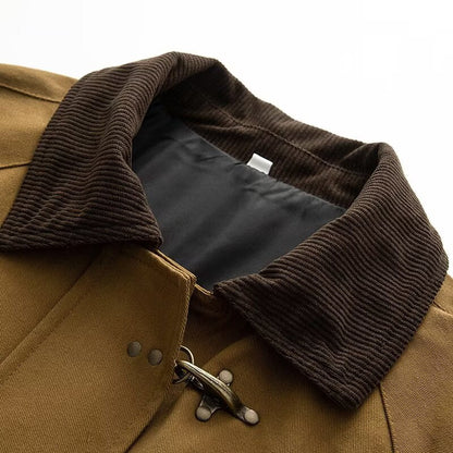 Damen Übergangsjacke Norvielle mit Knopfverschluss und großen Taschen