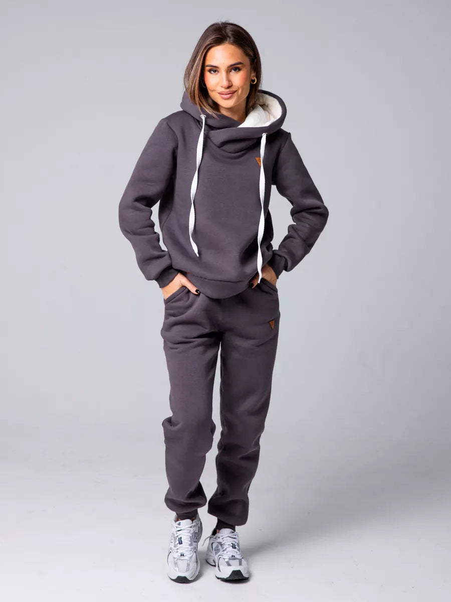 Damen Hoodie Voluminos Norvielle Jogginghose Set