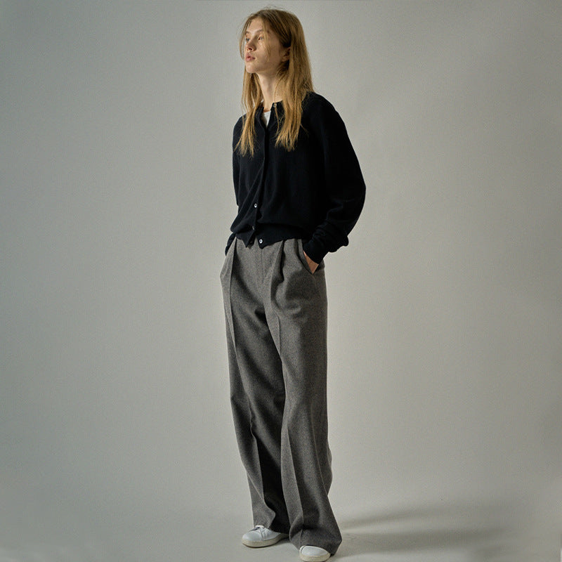 Damen Anzughose Weit Norvielle Elegante