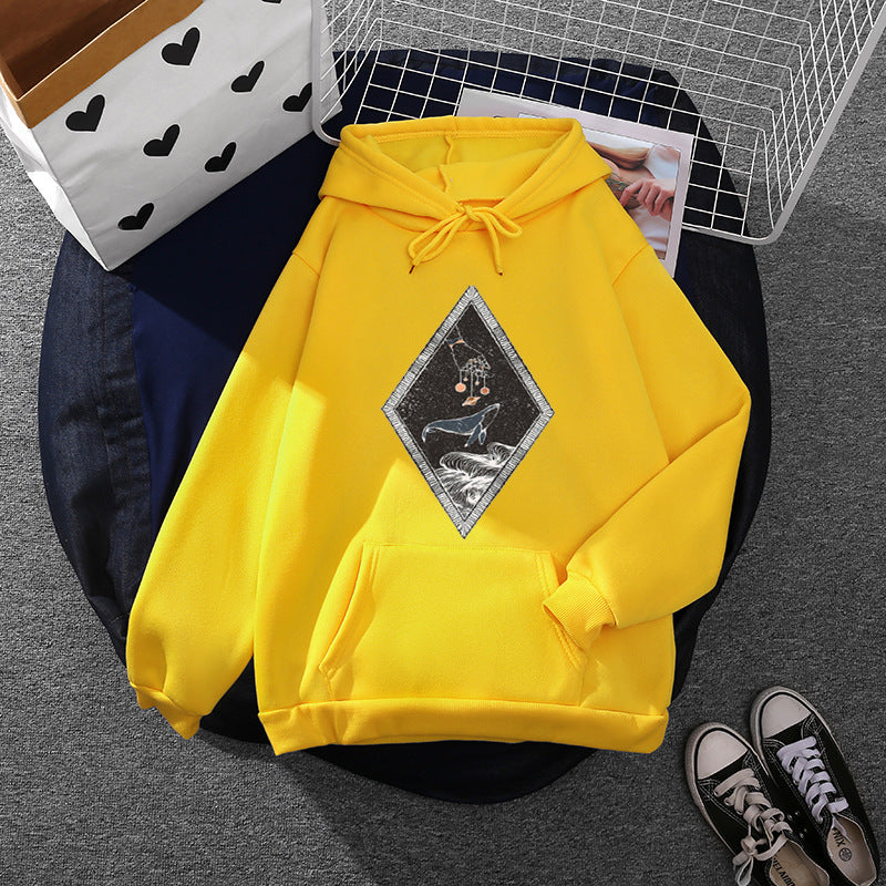 Damen Kapuzenpullover Kreatives Design Norvielle