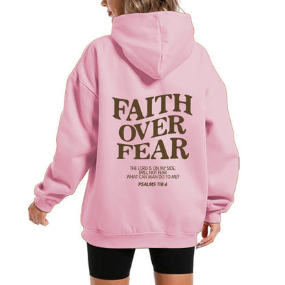 Damen Kapuzensweater Bequem Motivierender Schriftzug Norvielle