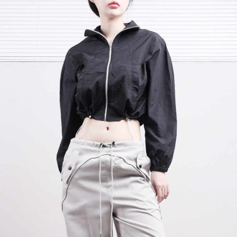 Damen Cropped Windjacke Norvielle Luftig - Norvielle