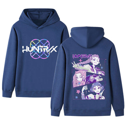 Damen Kapuzensweater Anime-Design Gemütlich Norvielle