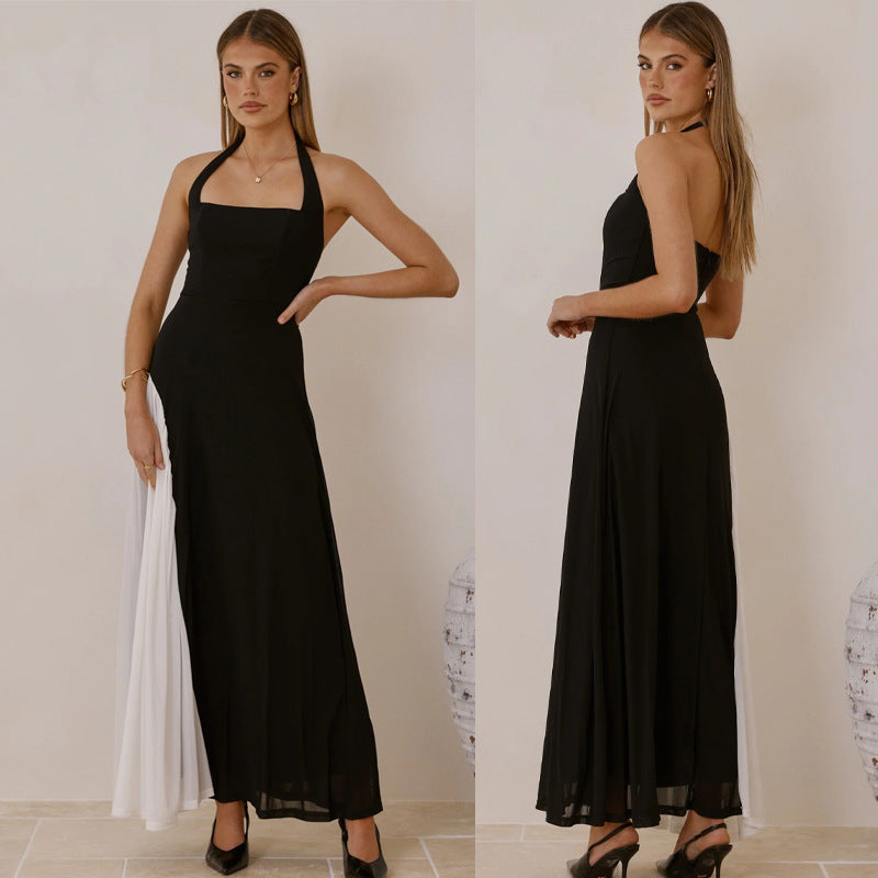 Damen Abendkleid Asymmetrischer Schnitt Elegantes Design - Norvielle