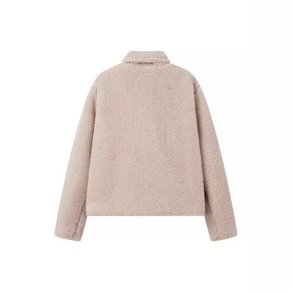 Damen Fleecejacke Kuschelig Elegantes Design Norvielle