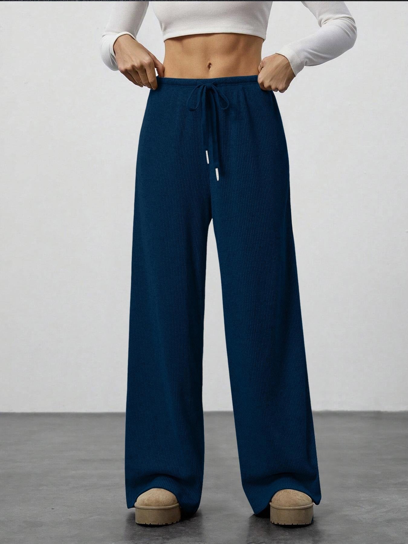 Damen weite Strickhose Norvielle
