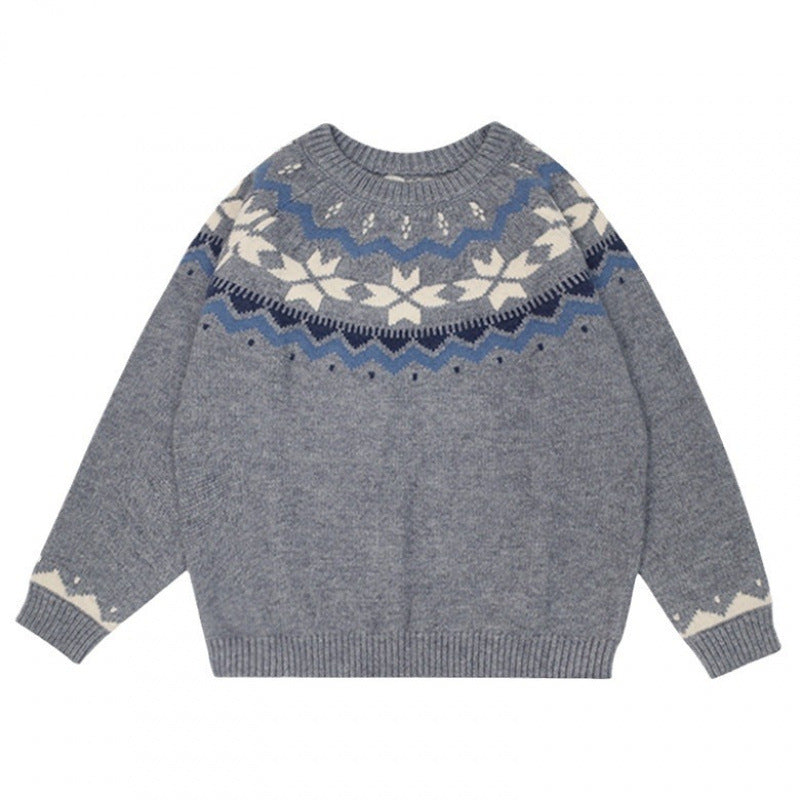 Damen Pullover Kuschelig Wintermuster Norvielle