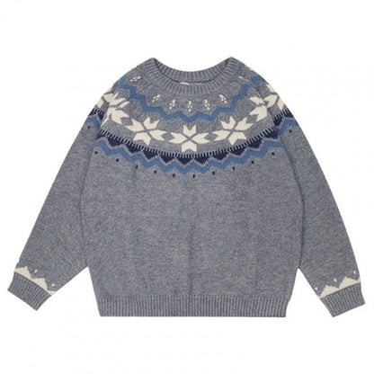 Damen Pullover Kuschelig Wintermuster Norvielle