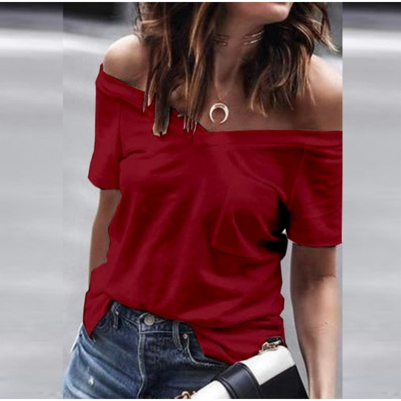 Damen Off-Shoulder T-Shirt