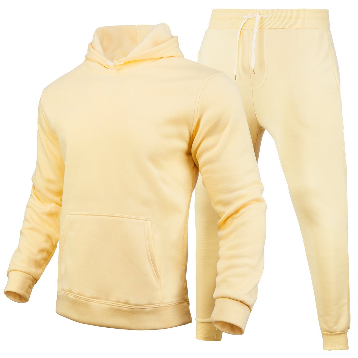 Damen Sportliches Hoodie- und Jogginghose-Set Baumwollmix