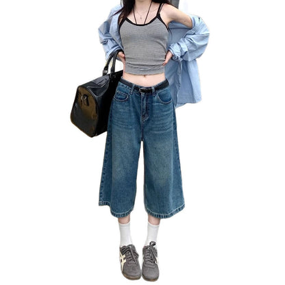 Damen Weite Jeans Culottes Norvielle