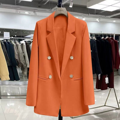 Damen Blazer Doppelter Knopfleiste Modern