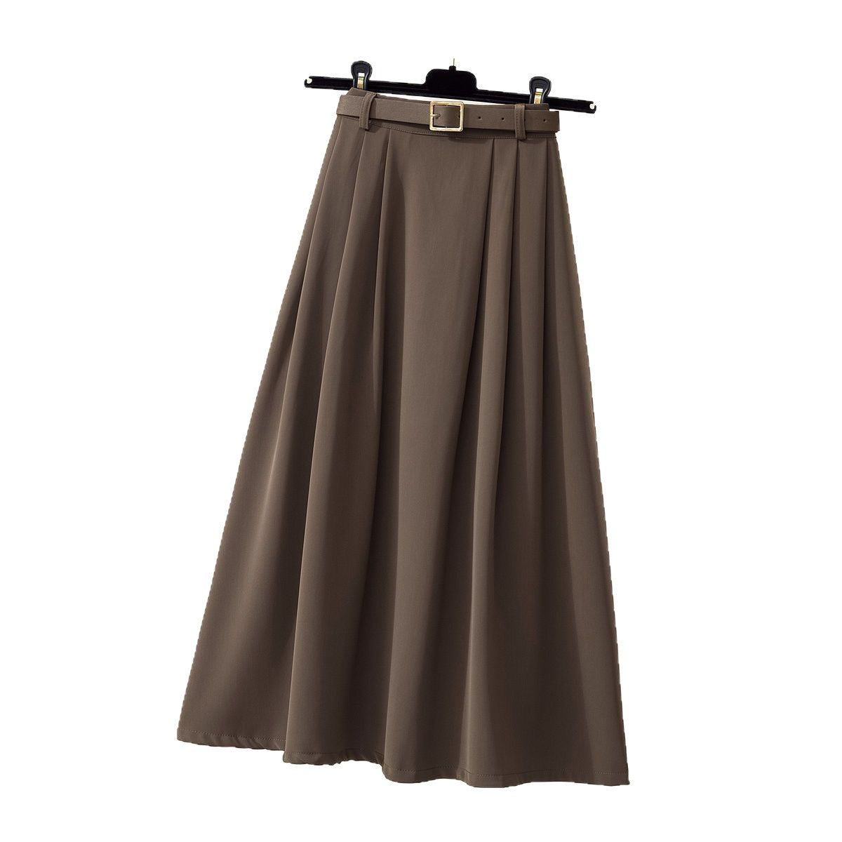 Damen Maxirock Elegante Taillenschnalle Norvielle