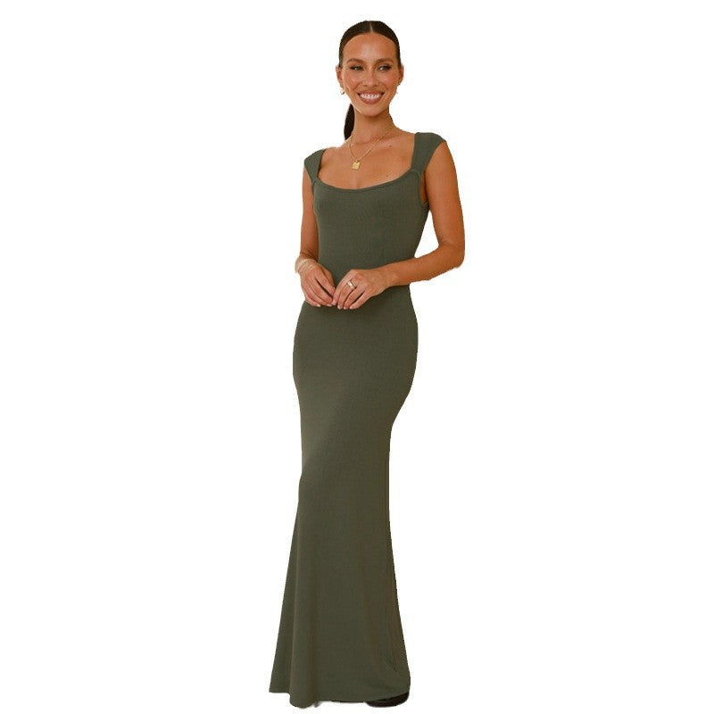 Damen Maxikleid Slim Fit Norvielle Elegant