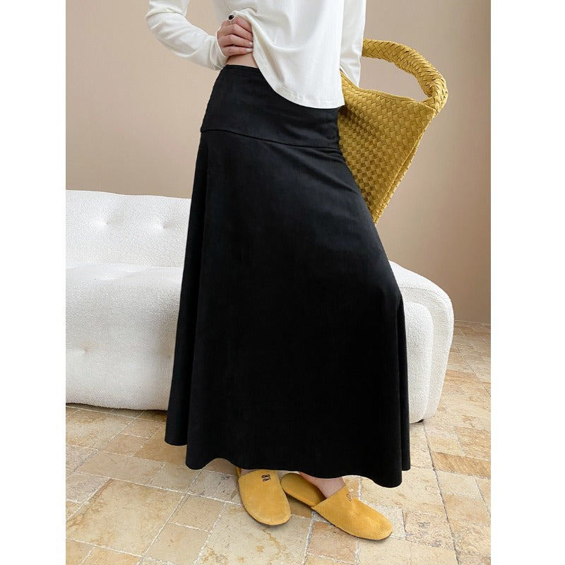 Damen Rock Weiches Material Weiter Schnitt