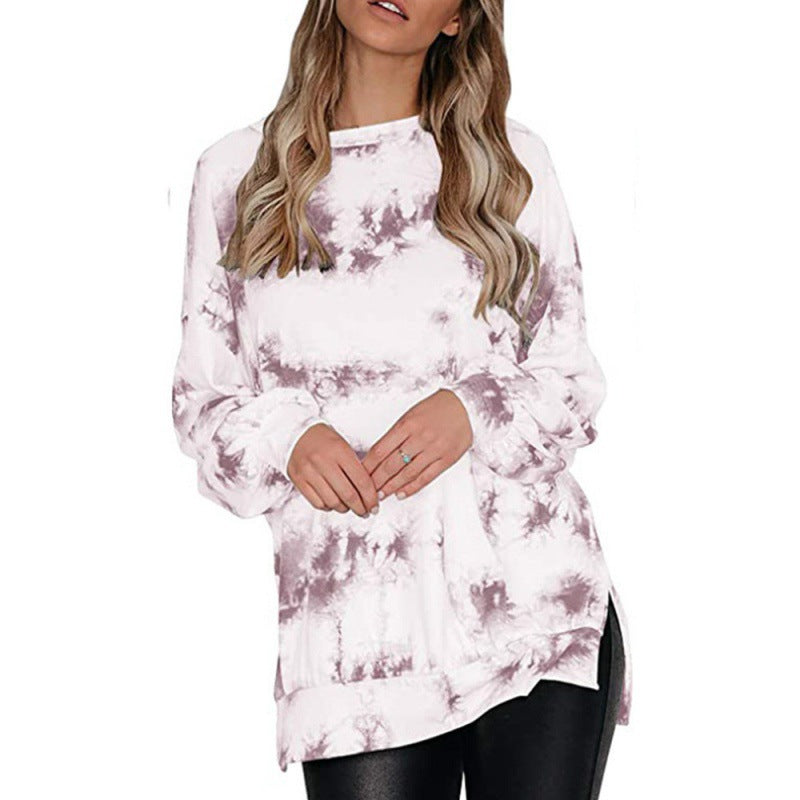 Damen Oversized Pullover Batikdesign Norvielle