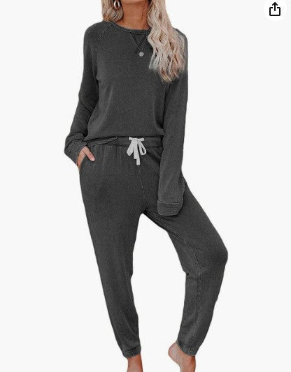 Damen Lounge-Set Oversized-Pullover und Hose Bequem Norvielle