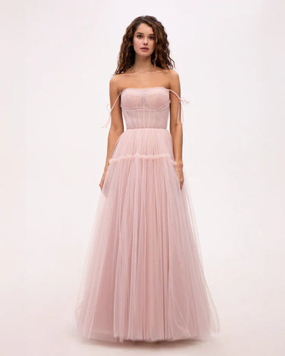 Damen Abendkleid Tüll Norvielle Elegant