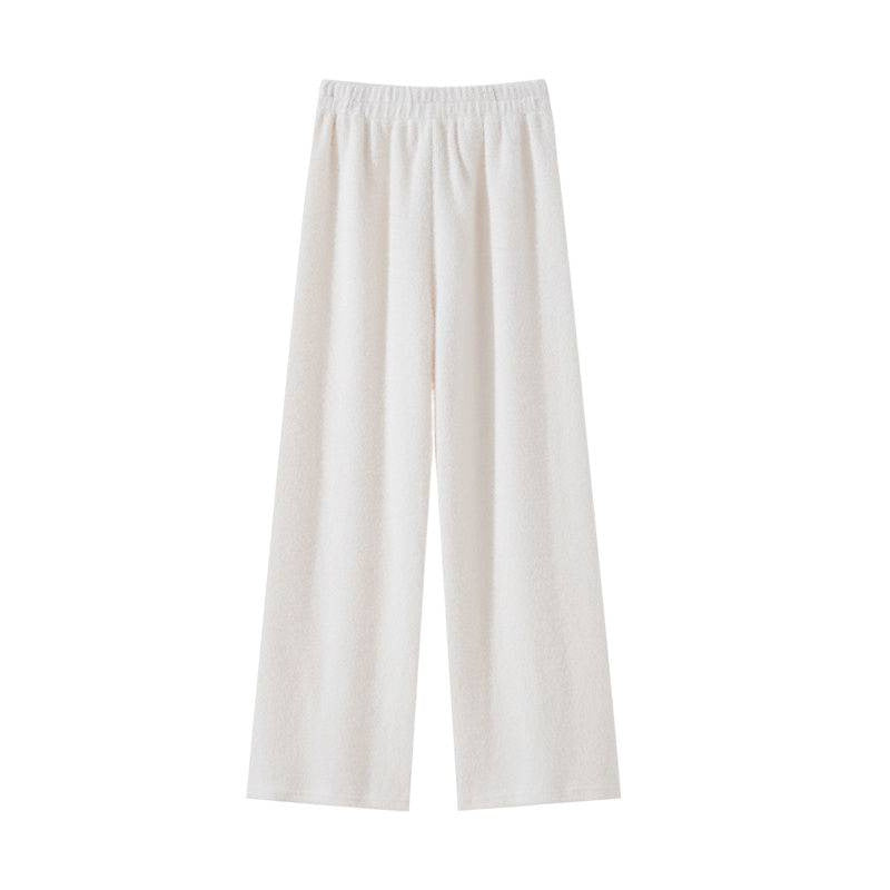 Damen Fleecehosen Weich Elastischer Bund