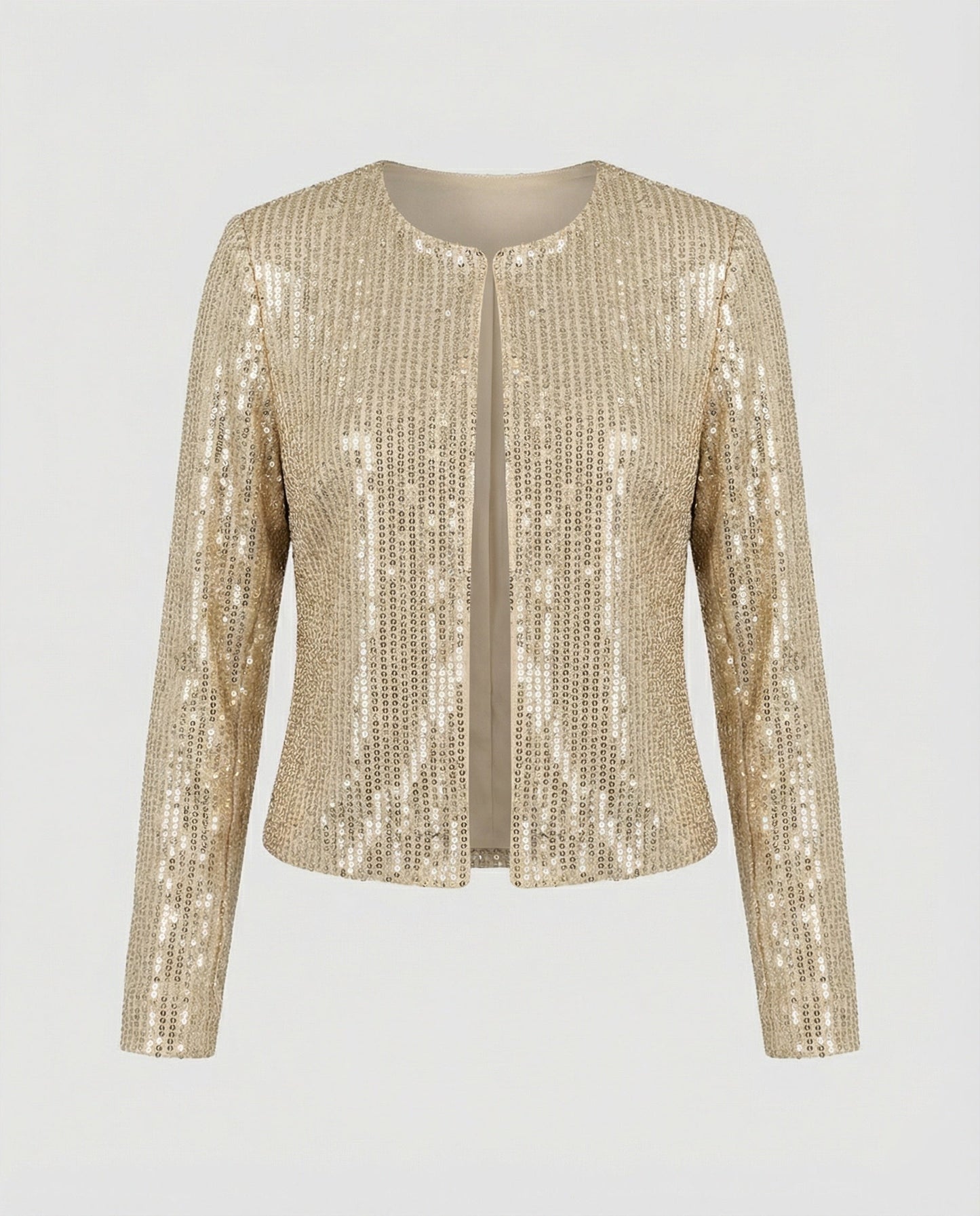 Damen Strickjacke Glitzer Effekt Norvielle