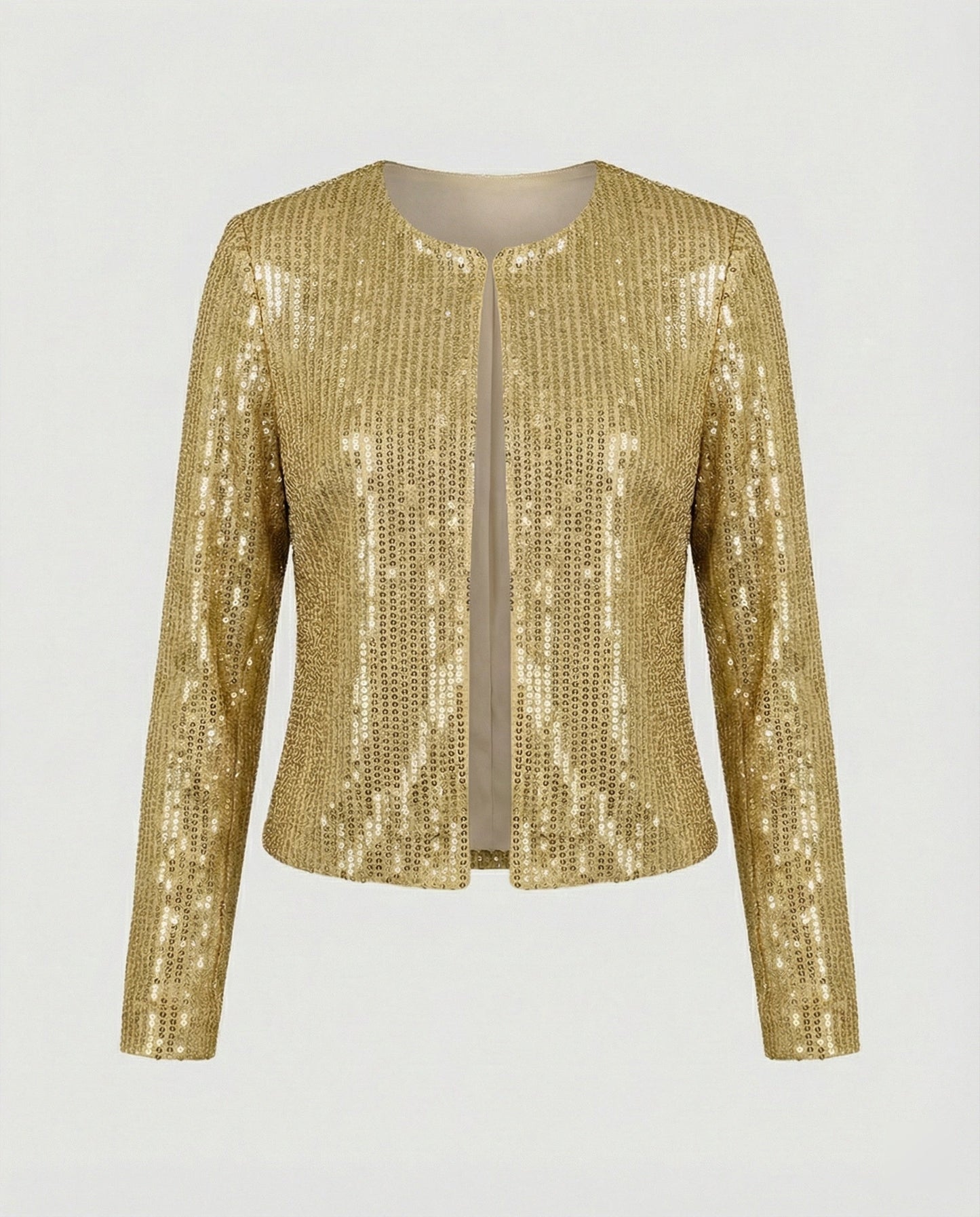 Damen Strickjacke Glitzer Effekt Norvielle