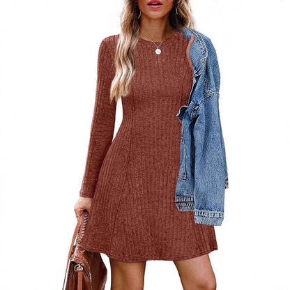 Damen Strickkleid Lässig Norvielle