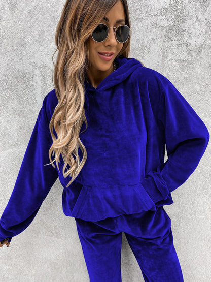 Damen Fleece-Hoodie Kuschelig Lässig Norvielle