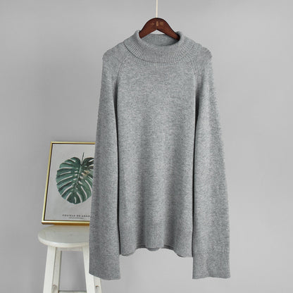 Damen Rollkragenpullover Feines Strickmaterial Norvielle