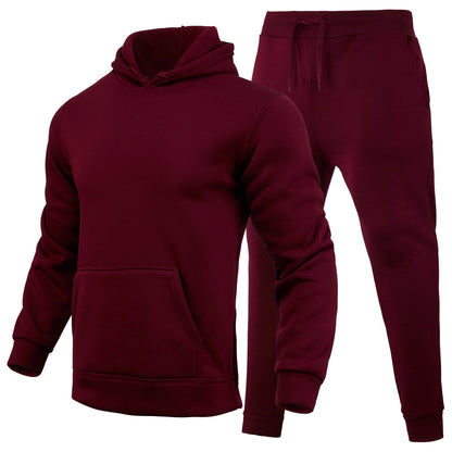 Damen Sportliches Hoodie- und Jogginghose-Set Baumwollmix