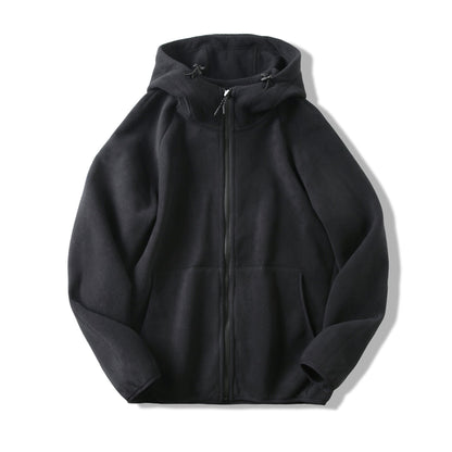 Damen Fleecejacke Kapuzenjacke mit Taschen Norvielle