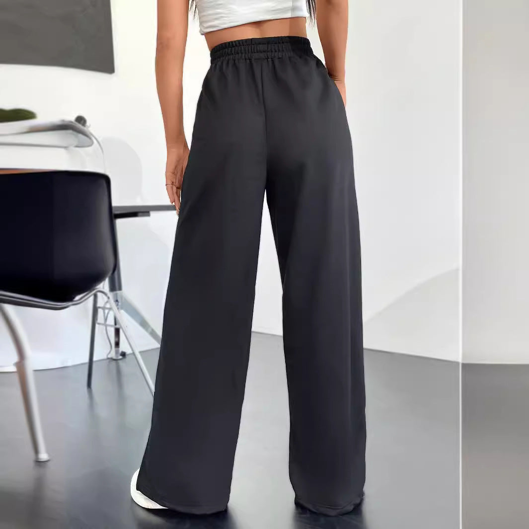 Damen Freizeithose Weit Geschnitten Mit Seitlichen Schlitzen Norvielle