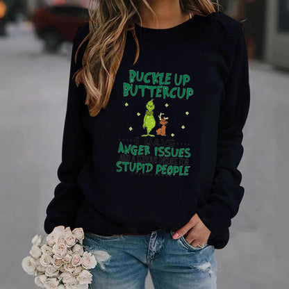 Damen Sweatshirt Humorvolles Design Norvielle - Norvielle