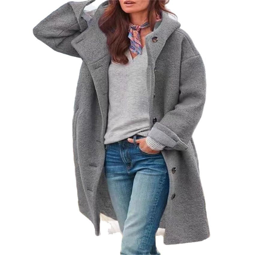 Damen Oversized Freizeitmantel Norvielle Modischer Schnitt