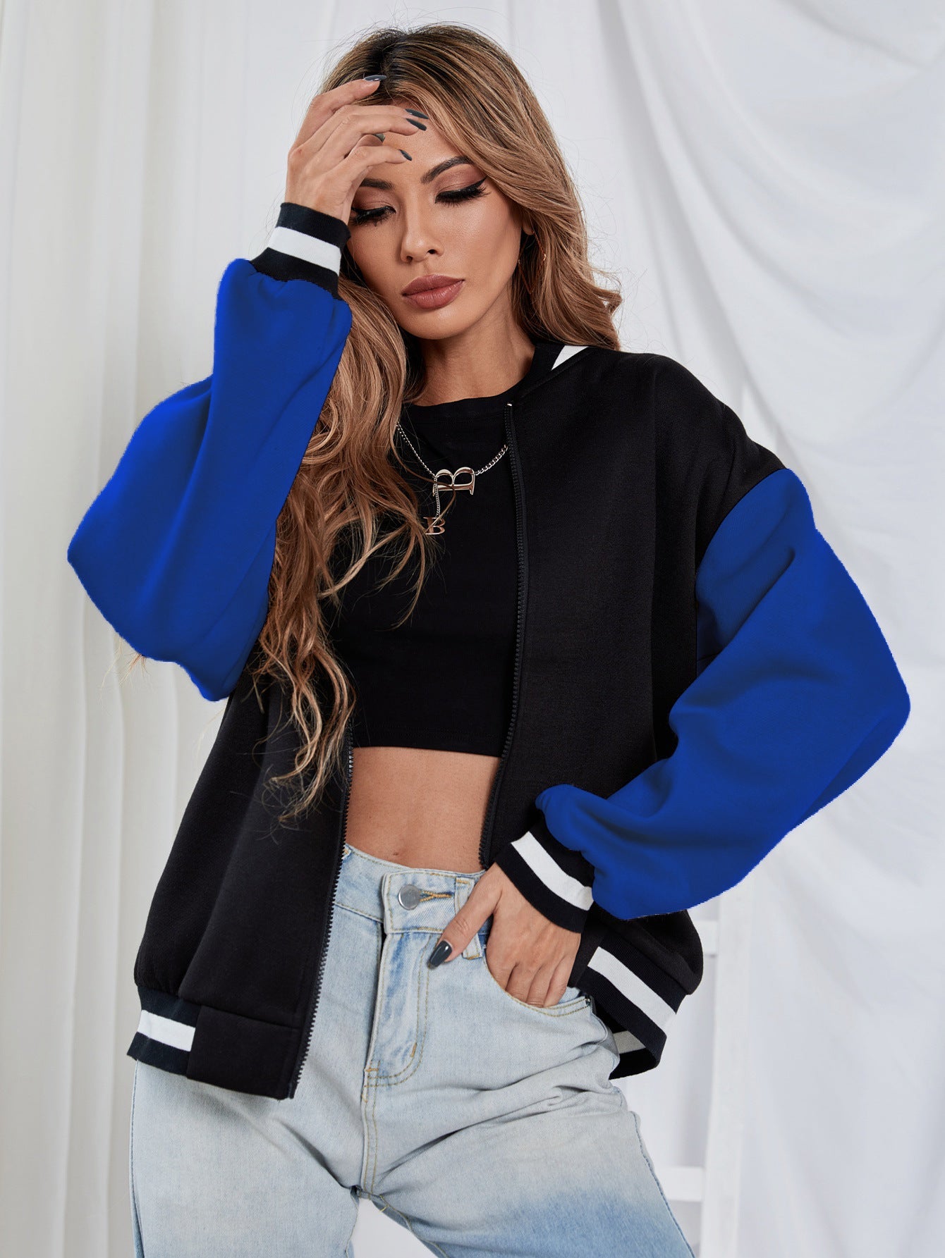 Damen Sportjacke Trendfarben Lässiger Schnitt Norvielle