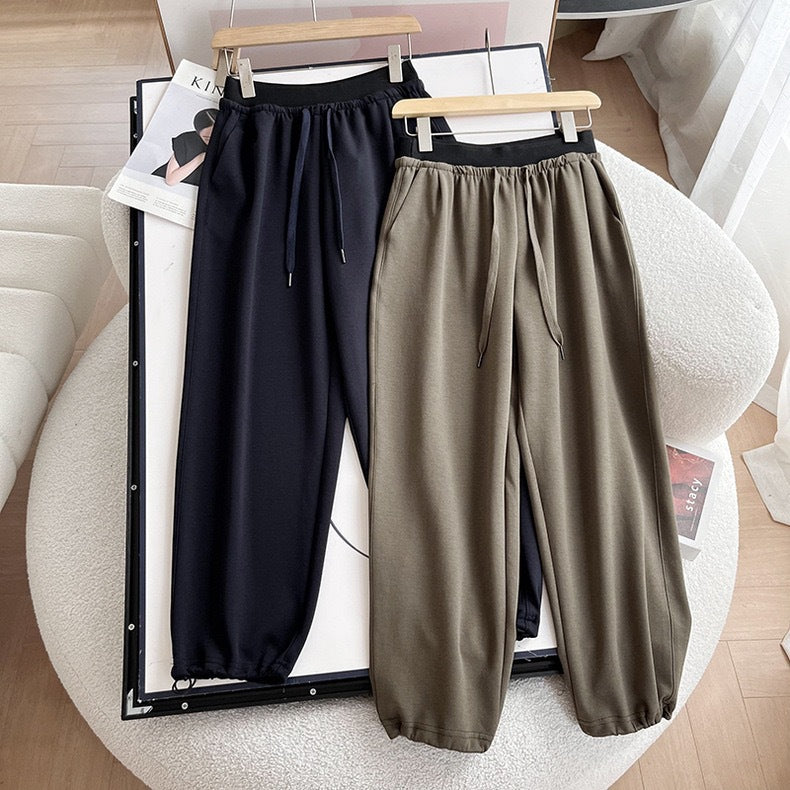 Damen Freizeithose Verstellbarer Bund Bequem