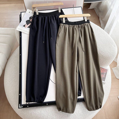 Damen Freizeithose Verstellbarer Bund Bequem