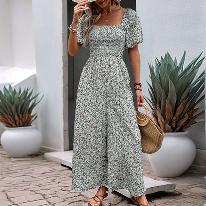 Damen Sommerkleid Rüschendetails Weites Bein Norvielle