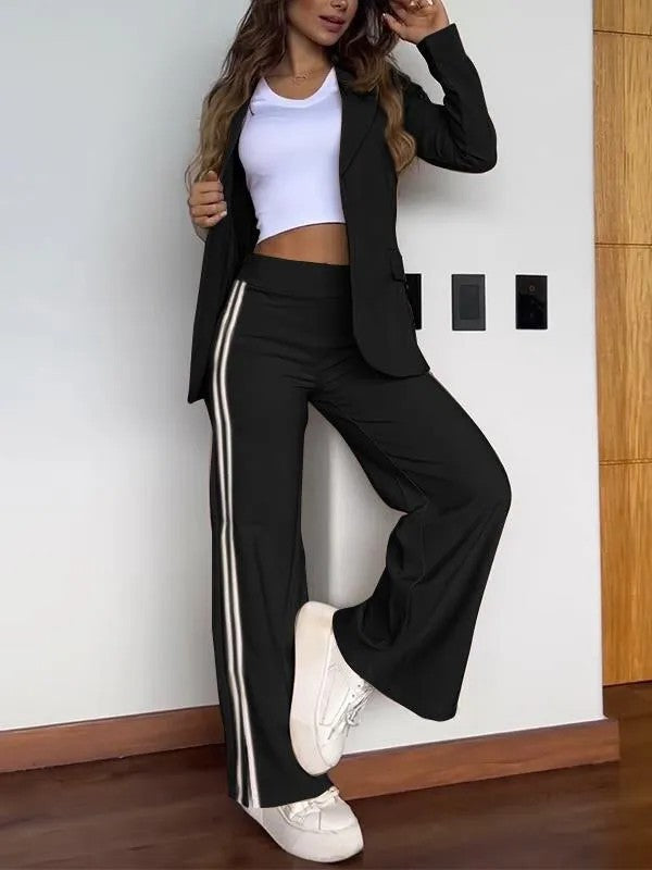 Damen Anzug-Set Elastischer Bund Sportlich